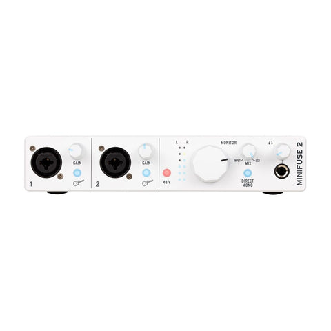 Arturia MiniFuse 2 USB-C Audio Interface (White)