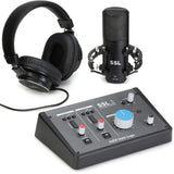 Solid State Logic SSL 2 Recording Pack USB-C Audio Interface with Microphone and Headphones