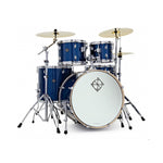 Dixon Drums Spark 5 Piece Drum Kit With Cymbals - Deep Blue